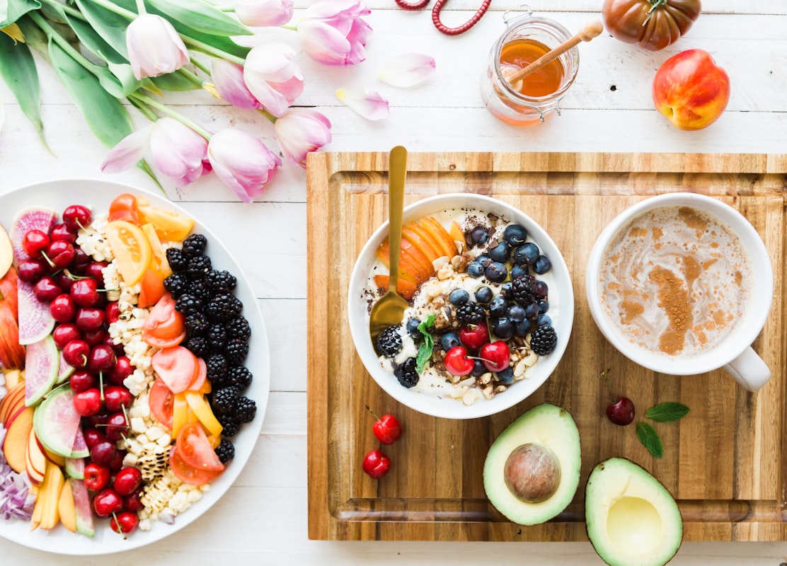 Fresas frescas y antioxidantes