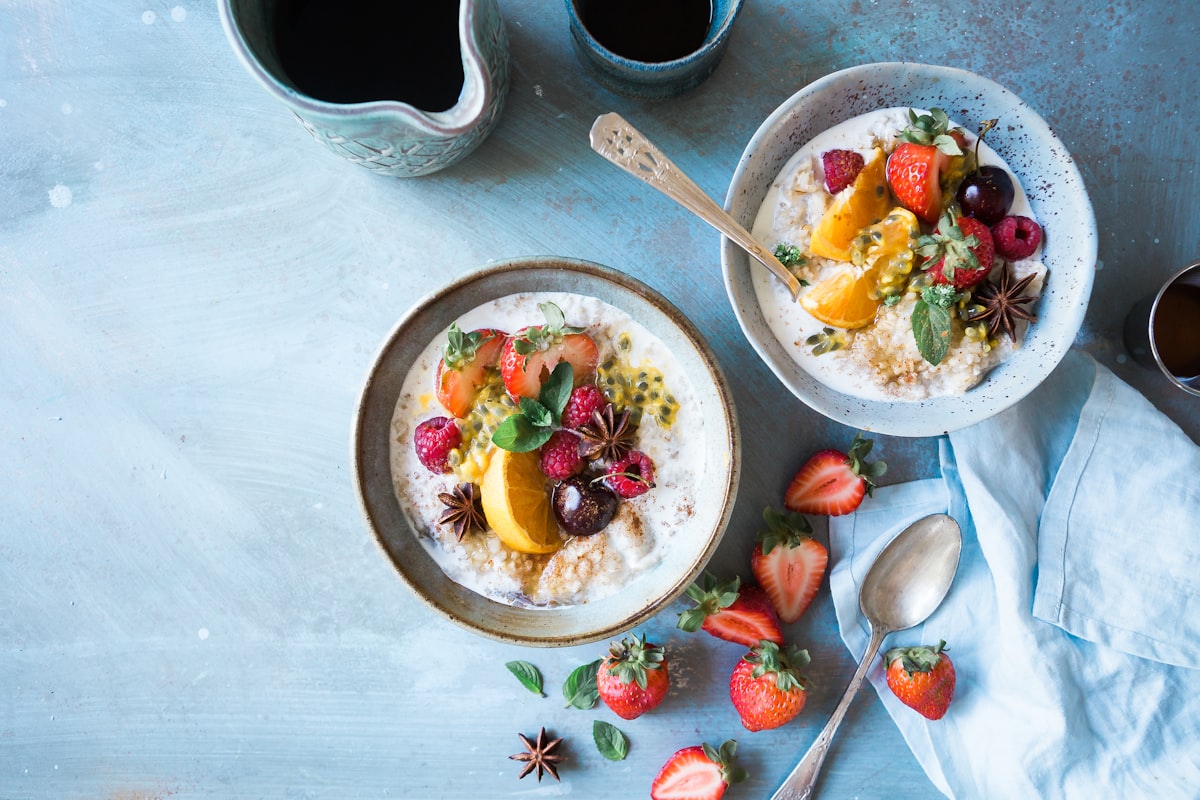 Smoothie bowl nutritivo con frutas